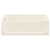 Sterling 71121112-LNR-96 60-in L x 32-in W Rectangular Skirted Bathtub with Left-Hand Drain in Biscuit Sterling 71121112-LNR-96 60-in L x 32-in W Rectangular Skirted Bathtub with Left-Hand Drain in Biscuit