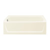 Sterling 71171120-LNR-96 60-in L x 30-in W Rectangular Skirted Bathtub with Right-Hand Drain in Biscuit