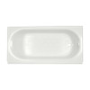 American Standard 2391.202.020 Americast Bath 60-in x 30-in with Intergral Apron, Right Hand Outlet, and Tiling Flange