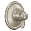 Single Handle Thermostatic Valve Trim in Brushed Nickel