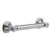 Traditional Decorative ADA Grab Bar - 12in in Polished Chrome