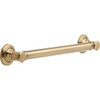 Traditional Decorative ADA Grab Bar - 18in in Champagne Bronze