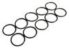 Tail Piece O-Ring Set (10 Pieces) for Toilet and Urinal 1.0 GPF Flushometers