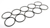 Valve Guide O-Ring Set (10 Pieces) for Toilet and Urinal 1.0 GPF Flushometers