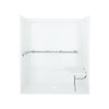 Sterling 62070115-0 Alcove Shower Kit 39.375-in L x 63.25-in W x 73.25-in H in White Sterling 62070115-0 Alcove Shower Kit 39.375-in L x 63.25-in W x 73.25-in H in White