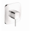 Hansgrohe 15407401 PuraVida Pressure Balanced Valve Trim with Integrated Volume Control - Less Valve in White/Chrome