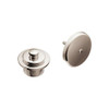 1-1/2in Threaded Tub Drain Kit with Push-N-Lock Drain Assembly in Nickel