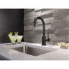 Delta 1959LF-BL Trinsic Single Handle Bar/Prep Faucet in Matte Black