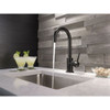 Delta 1959LF-BL Trinsic Single Handle Bar/Prep Faucet in Matte Black