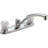 Two Handle Kitchen Faucet in Polished Chrome