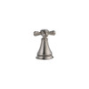 Two Cross Bath Faucet / Bidet Handle Kit in Brilliance Stainless