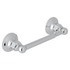 Rohl ROT18APC Wall Mount Single Spring-Loaded Toilet Paper Holder, Polished Chrome