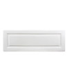 30-in x 20-in x 10-in Super Single Bowl with Reversible (French/Plain) Front, Farmhouse Fireclay Kitchen Sink, Undermount Installation, in White