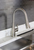 Transolid T3540-LS Pull Down Kitchen Faucet with Single Handle, Luxe Stainless