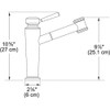 Absinthe Pull Out Kitchen Faucet in Satin Nickel Absinthe Pull Out Kitchen Faucet in Satin Nickel