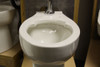 Elongated Bowl Only, with Slotted Rim For Bedpan Holding, Top Spud, in White