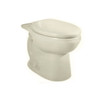 American Standard 3705216.222 Right Height Elongated Toilet Bowl with Bolt Caps