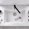 17.75-in x 26.8125-in Granite 8.625-in Deep Kitchen Sink, in White