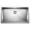 19-in x 32-in Stainless Steel 9-in Deep 18-Gauge Kitchen Sink, in Satin 19-in x 32-in Stainless Steel 9-in Deep 18-Gauge Kitchen Sink, in Satin