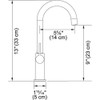 Franke Ambient FFB3180 Ambient Arc Spout Faucet In Satin Nickel Franke Ambient FFB3180 Ambient Arc Spout Faucet In Satin Nickel
