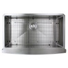 35.875-in x 22-in x 10-in 16 Gauge Super Single Bowl, Farmhouse Stainless Steel Kitchenl Sink, Undermount Installation