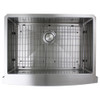 29.5-in x 22-in x 10-in 16 Gauge Super Single Bowl, Farmhouse Stainless Steel Kitchenl Sink, Undermount Installation