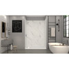 Transolid EWK604896-41 Expressions 48" X 60" X 96" 3-Piece Tub/Shower Wall Kit, In Bianca