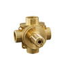 3-Way In-Wall Diverter Valve Body with Shared Functions