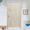 Transolid EWK484896-43 Expressions 48" X 48" X 96" 3-Piece Shower Wall Trimmable Kit, In Sorento