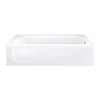 60-in x 30-in Bathtub, Walls and Door Kit, in White/Chrome with Clear Glass 60-in x 30-in Bathtub, Walls and Door Kit, in White/Chrome with Clear Glass