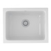 Fireclay Single Bowl Undermount Kitchen/Laundry Sink in White