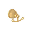 Rohl A6881IB Double Robe Hook in Italian Brass