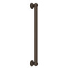 Rohl 1260TCB 18-in Decorative Grab Bar in Tuscan Brass