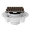 PVC 2-in X 3-in Drain Kit with 3143 Matrix Decorative Cover in Tuscan Brass