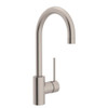 Side Lever Handle Bar/Food Prep Faucet In Satin Nickel