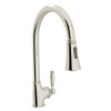 Gotham High-Spout Pull-Down Kitchen Faucet In Polished Nickel