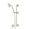 Single-Function Anti-Cal Handshower/Hose/Bar/Outlet Set in Polished Nickel