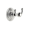 Ginger 1111/PC Double Hook Robe Hook in Polished Chrome Ginger 1111/PC Double Hook Robe Hook in Polished Chrome