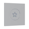 Flat Panel Rectangular Swivel Body Spray with 10 Jets in Polished Chrome