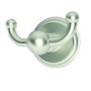 Ginger 1111/SN Double Hook Robe Hook in Satin Nickel Ginger 1111/SN Double Hook Robe Hook in Satin Nickel