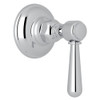 Rohl A2912LMAPCTO Trim for Volume Control and 4-Port Dedicated Diverter with Metal Lever in Polished Chrome