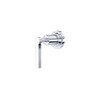 Rohl A4212LMAPCTO Lombardia Trim for Volume Control and 4-Port Dedicated Diverter with Metal Lever Handle, Polished Chrome
