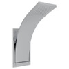 Integrated Shower Arm and Showerhead in Polished Chrome