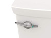 H2Option Left Hand Trip Lever Dual Flush Toilet Tank in White