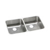 Elkay KF-ELUHAD311855 30.75-in X 18.5-in Stainless Steel Undermount Kitchen Sink Kit