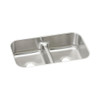 Elkay KF-EAQDUH3118 32.5-in X 18.125-in Stainless Steel Undermount Kitchen Sink Kit