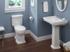 1.28 GPF Two-Piece Elongated Toilet in Cotton 1.28 GPF Two-Piece Elongated Toilet in Cotton