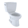 1.6 GPF Two Piece Elongated Toilet with Bolt-Down Tank Lid in Cotton 1.6 GPF Two Piece Elongated Toilet with Bolt-Down Tank Lid in Cotton