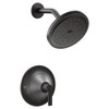 Shower Trim Package with 1.75 GPM Single Function Eco-Performance Shower Head in Matte Black