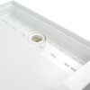 Transolid FL4832L-31 FL-Series Linear 48-in x 32-in Rectangular Alcove Shower Base with Left Hand Drain in White